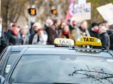 Grève des chauffeurs de taxi à Marseille