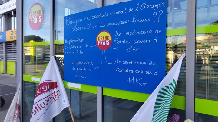 La Coordination rurale mobilise les agriculteurs pour bloquer un supermarché à Manosque