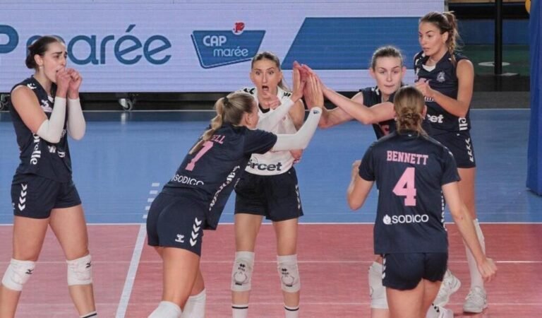 Neptunes en tête de la Ligue A après leur victoire contre Cannes en Volley-ball féminine