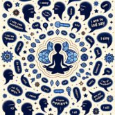 répétant régulièrement affirmations