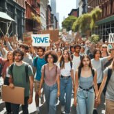 changement climatique manifestants