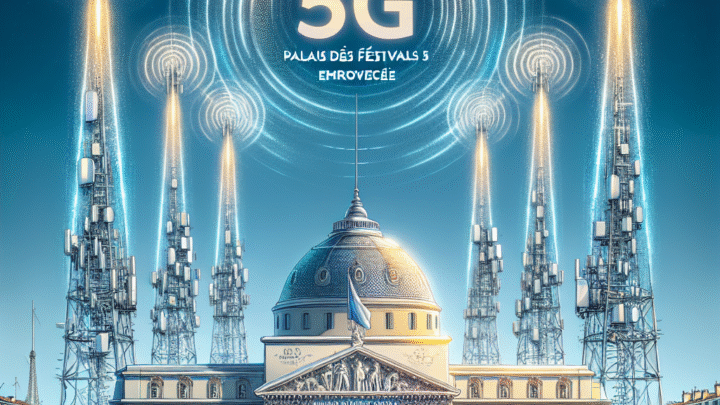 Connectivité 5G Palais des Festivals Cannes améliorée