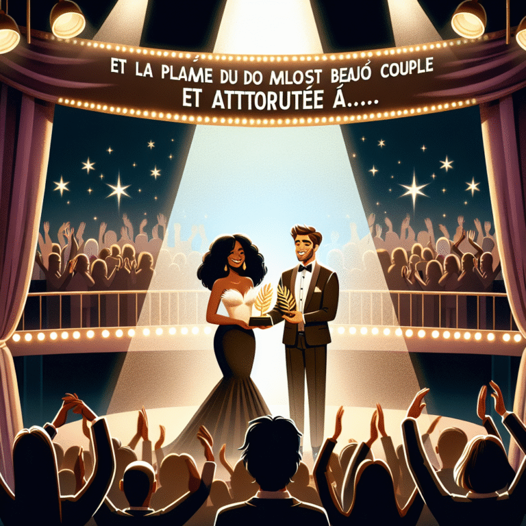 et la Palme du plus beau couple est attribuée à…