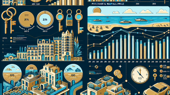 Évolution des tarif à l’achat ou la location dans le domaine immobilier à Cannes au 1er juin 2025