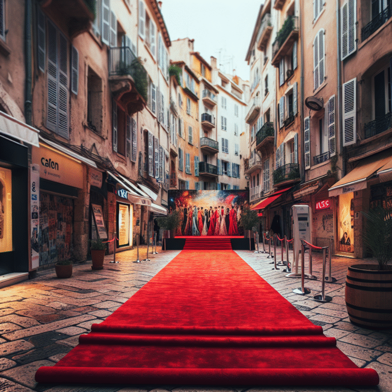 Le tapis rouge du festival de Cannes s&rsquo;offre une seconde vie à Marseille