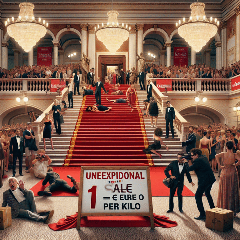 le tapis rouge du festival de Cannes pour 1 euro le kilo