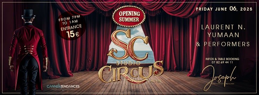 Studio Circus Act III : l’électro prend de la hauteur ! Studio Circus Act III : l’électro prend de la hauteur !