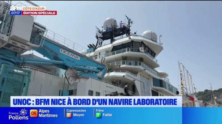 UNOC : BFM NICE À BORD DE L'OCEANXPLORER