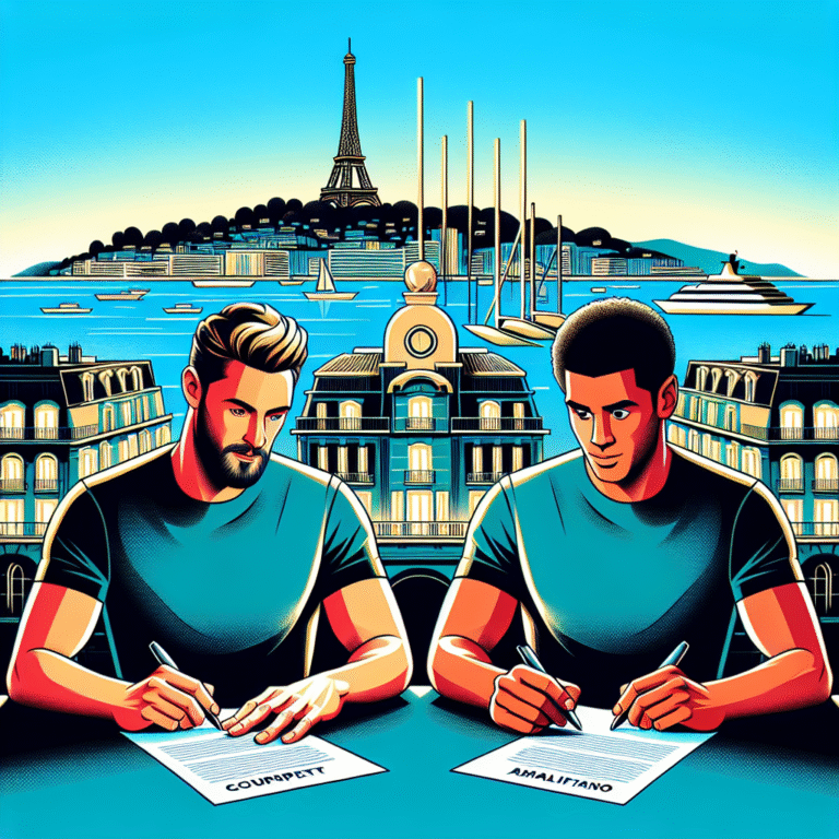 Coupet et Amalfitano signent à Cannes
