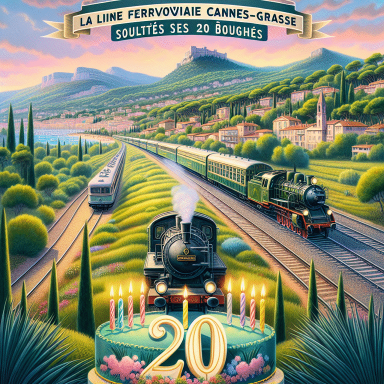 La ligne ferroviaire Cannes-Grasse souffle ses 20 bougies