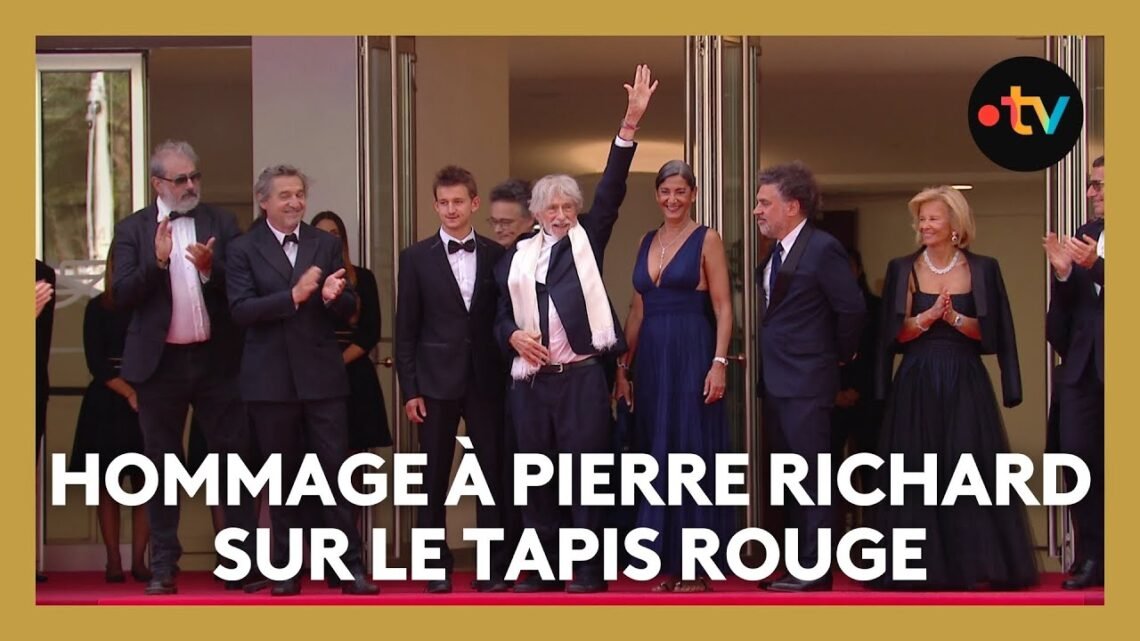 #Cannes 2025. Pierre Richard sur le tapis rouge pour un hommage et pour présenter son dernier film #Cannes 2025. Pierre Richard sur le tapis rouge pour un hommage et pour présenter son dernier film
