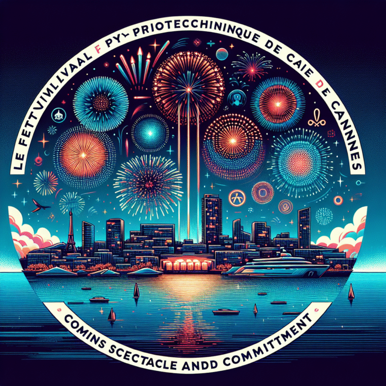 Le Festival Pyrotechnique de Cannes allie spectacle et engagement (…)