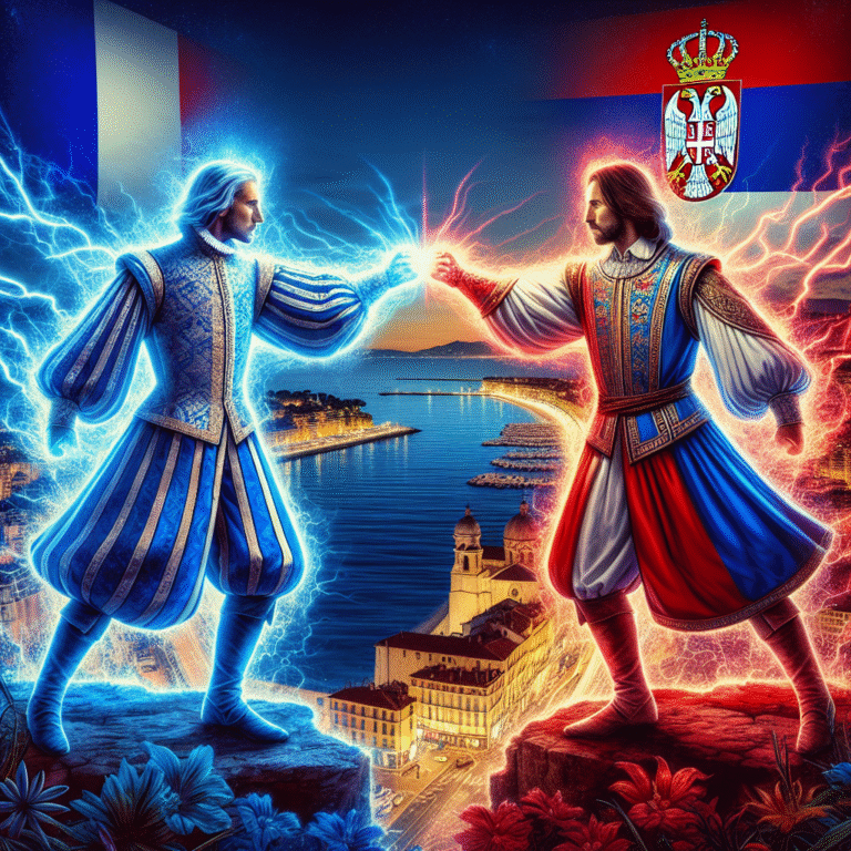Duel électrique à Cannes, la France affronte la Serbie
