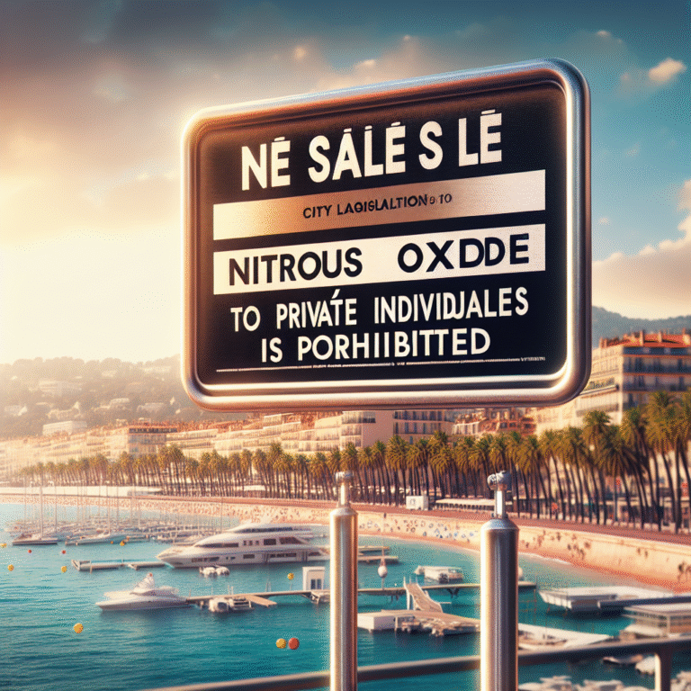 Cannes interdit la vente de protoxyde d&rsquo;azote aux particuliers
