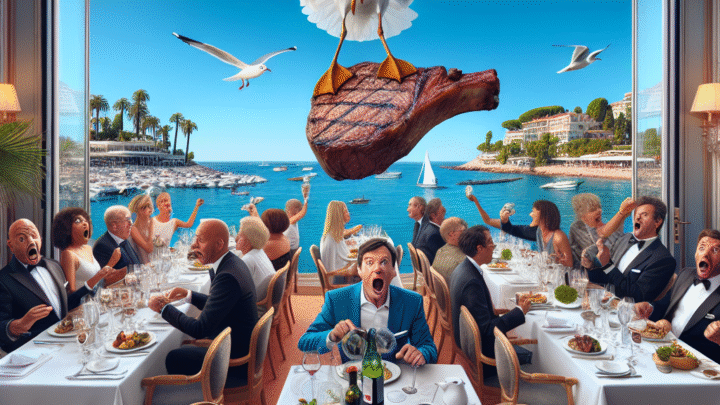 un gabian vole un steak à 86 euros dans un restaurant de Cannes