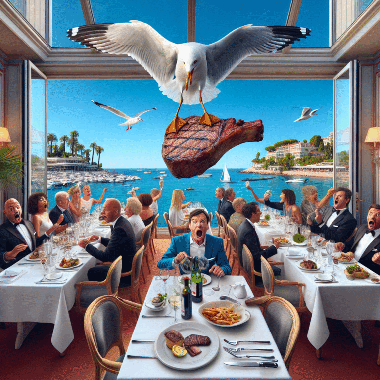 un gabian vole un steak à 86 euros dans un restaurant de Cannes
