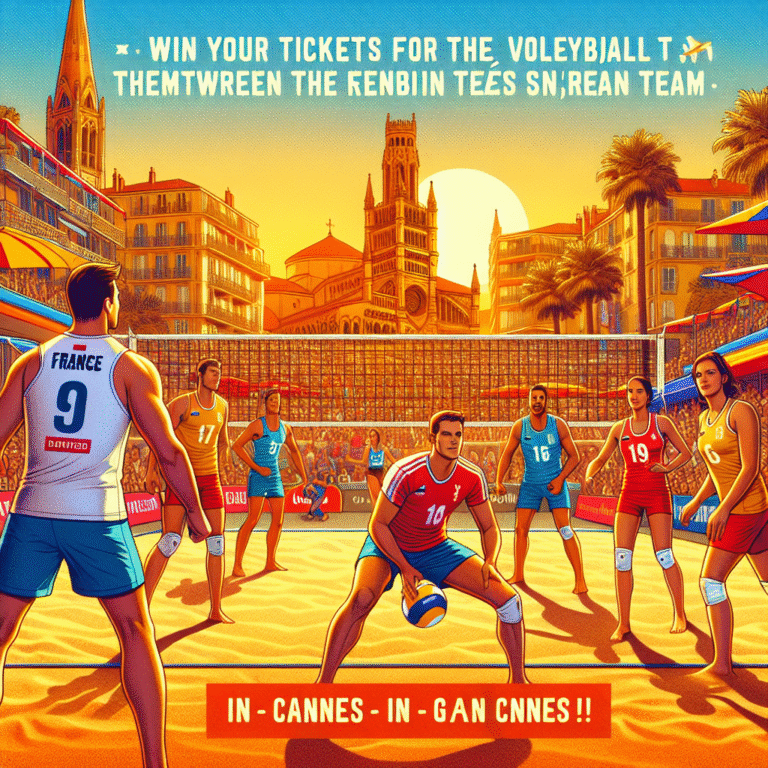 Gagnez vos places pour le match de Volley entre l’équipe de France et la Serbie à Cannes !