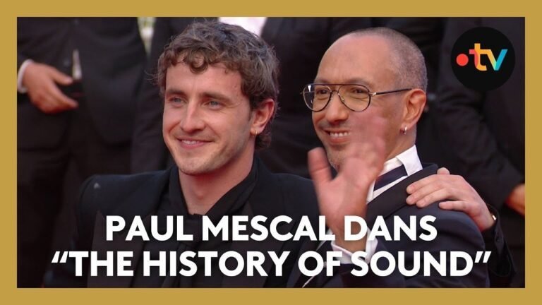 #Cannes2025. Montée des marches pour le film « The History of Sound » avec Paul Mescal