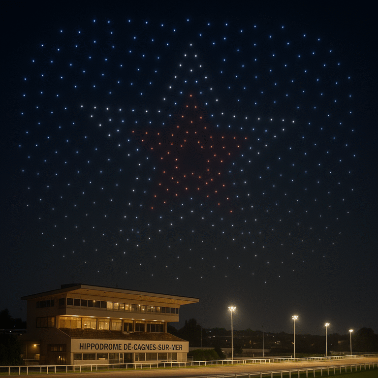🚀 DroneArt Show 2025 : quand Vivaldi rencontre 500 drones dans le ciel azuréen ! 🎻✨