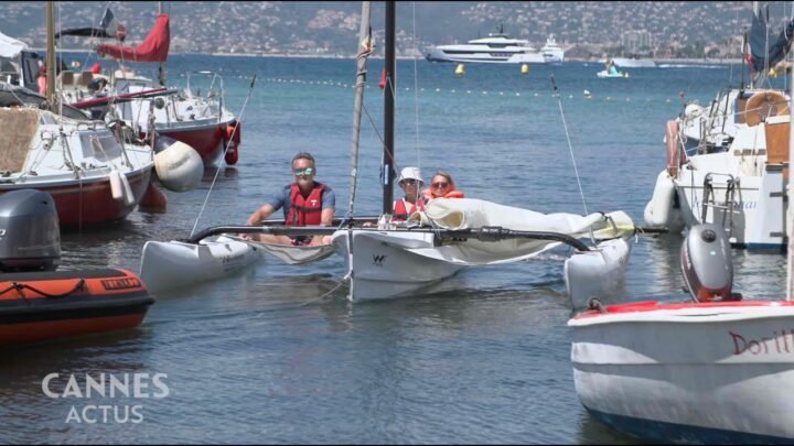 Cannes propose une nouvelle activité de voile à Handiplage