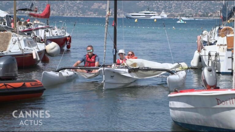 Cannes propose une nouvelle activité de voile à Handiplage