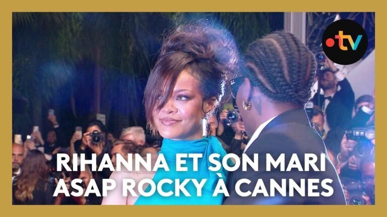 #Cannes2025. La pluie n’a pas arrêté Rihanna et son mari ASAP Rocky pour fouler le tapis rouge