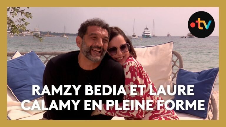 #Cannes2025. Ramzy Bedia et Laure Calamy en entretien détendu pour le film « Classe Moyenne »