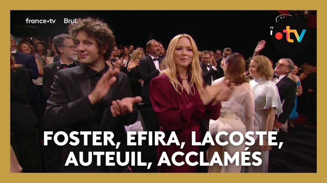 #Cannes2025. Foster, Efira, Lacoste, Auteuil, l’équipe de « Vie Privée » acclamée avant la projection