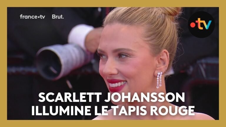 #Cannes2025. Scarlett Johansson sur le tapis rouge pour sa première réalisation « Eleanor The Great »