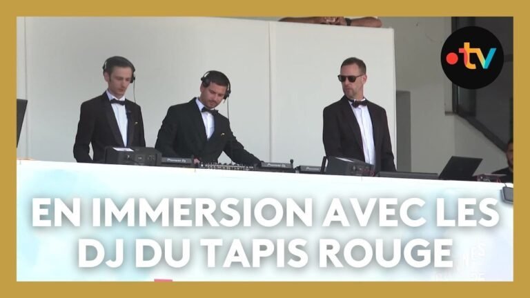 #Cannes2025 : immersion avec les DJ des marches du Palais des Festivals