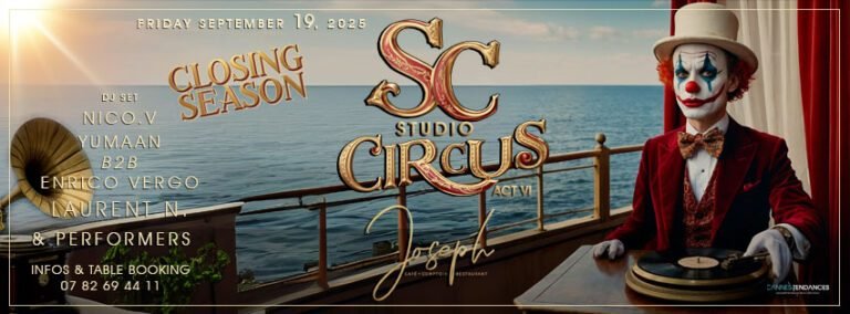 🎪🔥 STUDIO CIRCUS CLOSING 2025 !