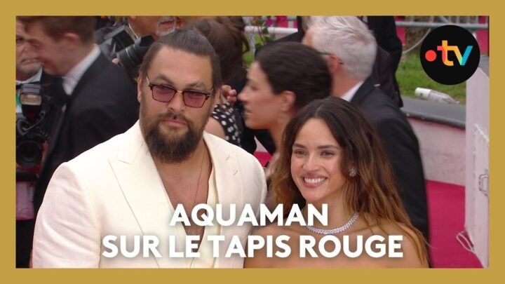 #Cannes2025. L’acteur Jason Momoa, célèbre pour son rôle d' »Aquaman » sur le tapis rouge