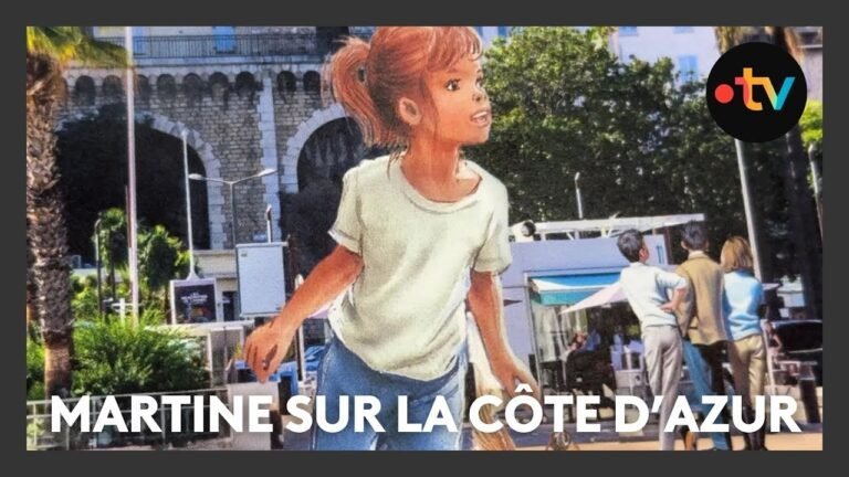 La célèbre héroïne de BD Martine débarque sur la Côte d’Azur