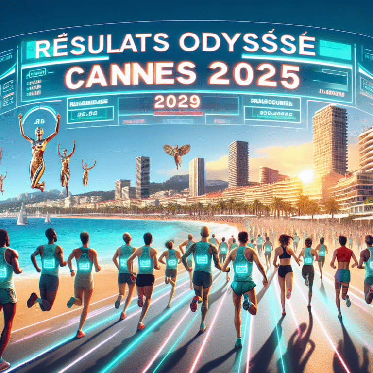 Résultats Odysséa Cannes 2025