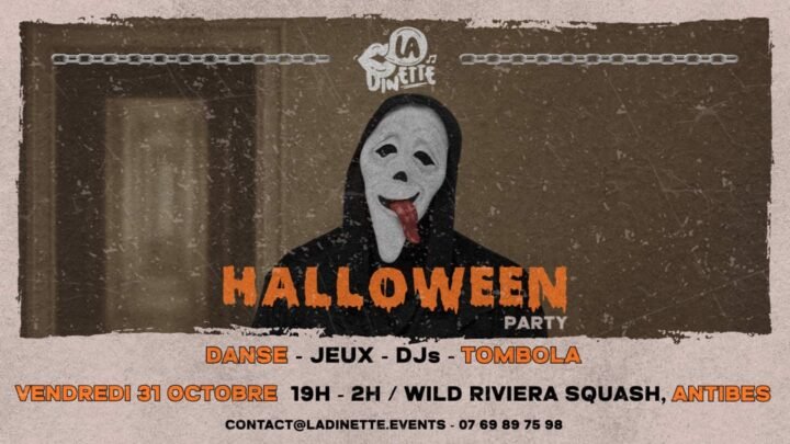 La Dinette – Halloween Crazy Party 2 (Antibes) : costumes, jeux & gros son !