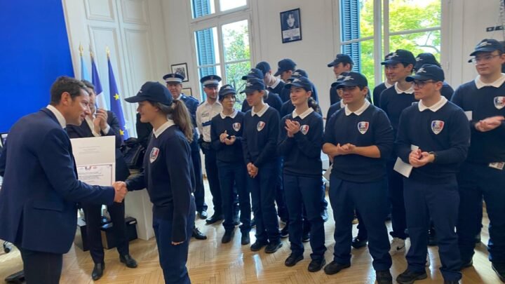 La promotion 2025 des cadets de la police municipale à Cannes