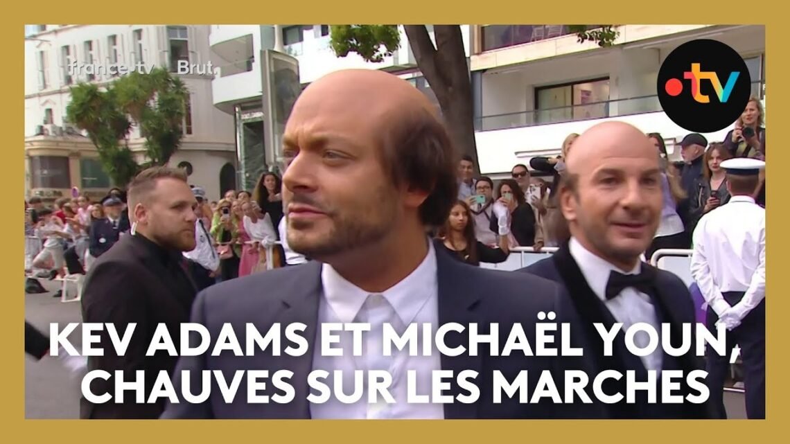 #Cannes2025. Kev Adams et Michael Youn, chauves sur les marches pour leur nouveau film