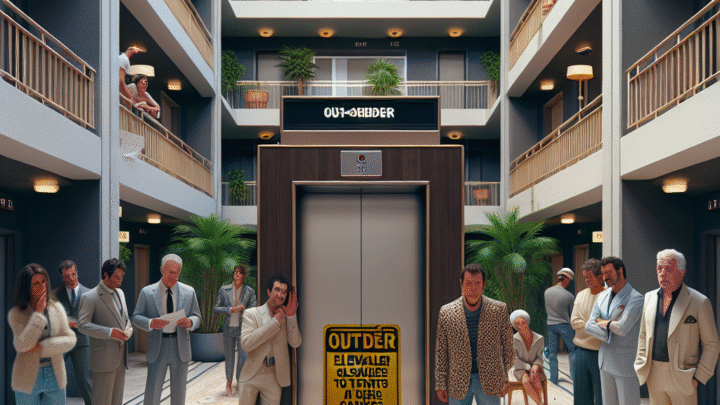 l’ascenseur régulièrement en panne dans cette résidence de Cannes provoque le désarroi des locataires