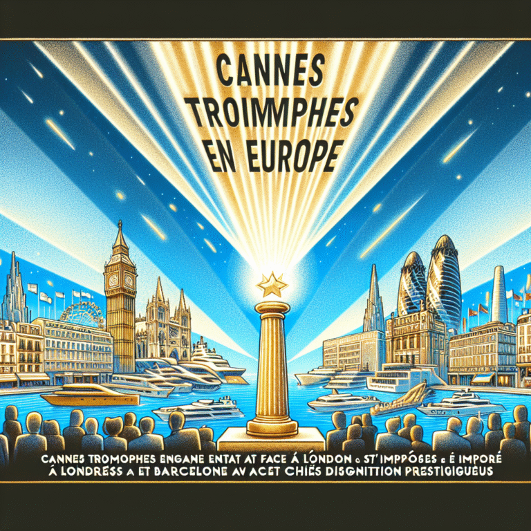 Cannes triomphe encore en Europe et s’impose face à Londres et Barcelone avec cette distinction prestigieuse