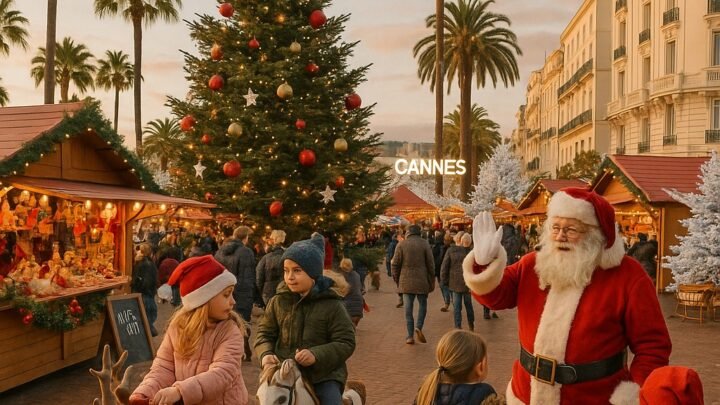 🎄✨ Cannes célèbre Noël 2025 : un mois de magie, de lumière et de féerie sur toute la ville !