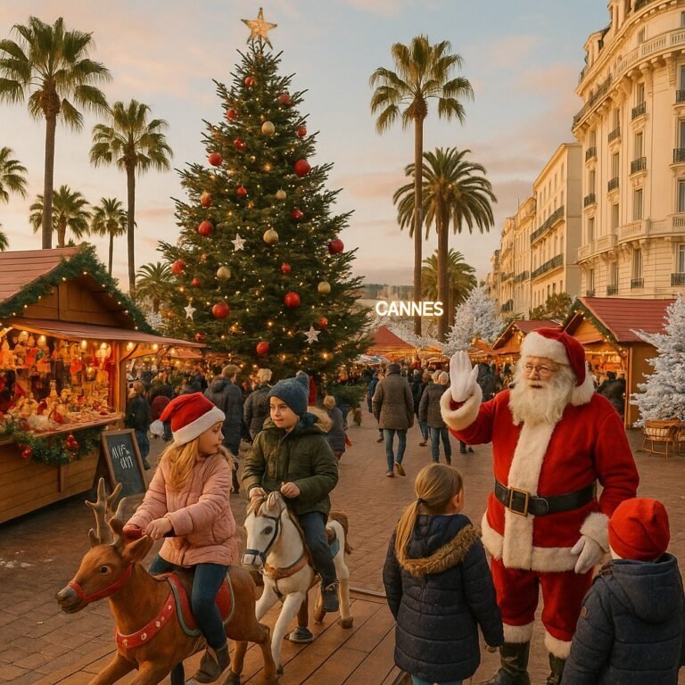 🎄✨ Cannes célèbre Noël 2025 : un mois de magie, de lumière et de féerie sur toute la ville !
