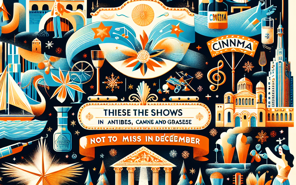 Voici les spectacles à ne pas rater à Antibes, Cannes et Grasse au mois de décembre