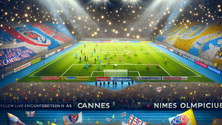 Suivez en direct la rencontre entre l'AS Cannes et Nîmes Olympique