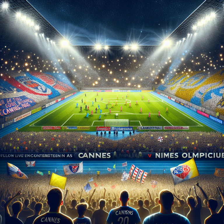 Suivez en direct la rencontre entre l'AS Cannes et Nîmes Olympique