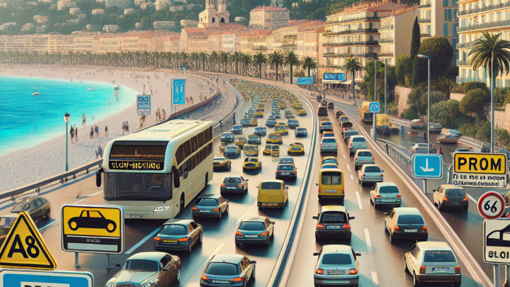 A8, Prom’, voie rapide… Opération escargot des VTC entre Nice et Cannes ce lundi, de grosses perturbations annoncées