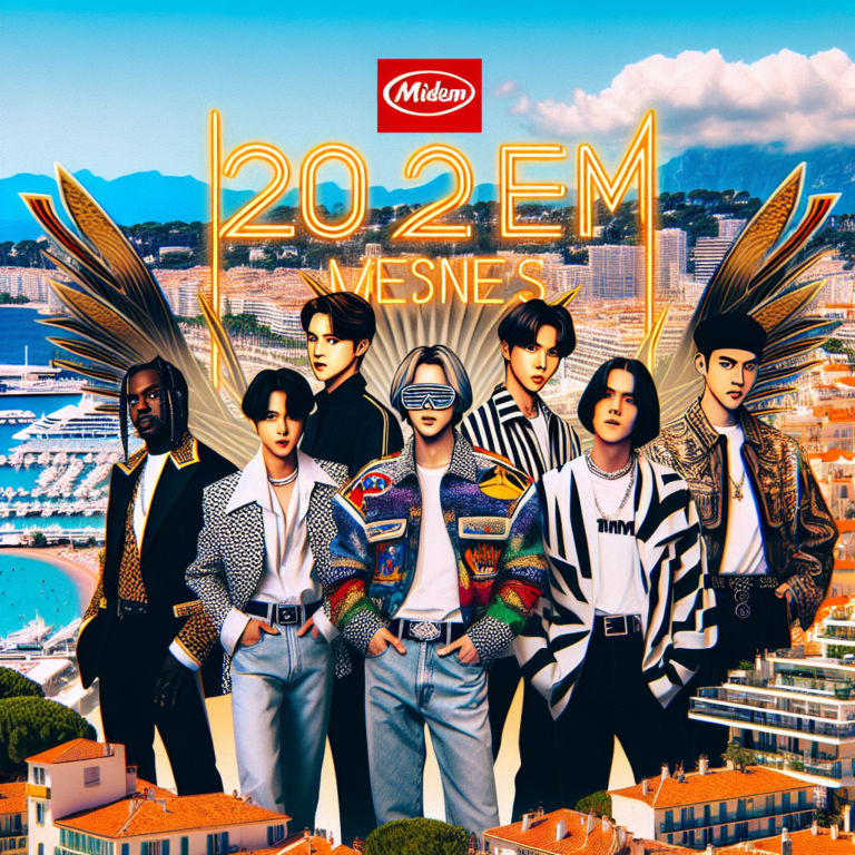 A Cannes, l’affiche du Midem 2026 complétée par une icône de la K-Pop et ses nouveaux protégés