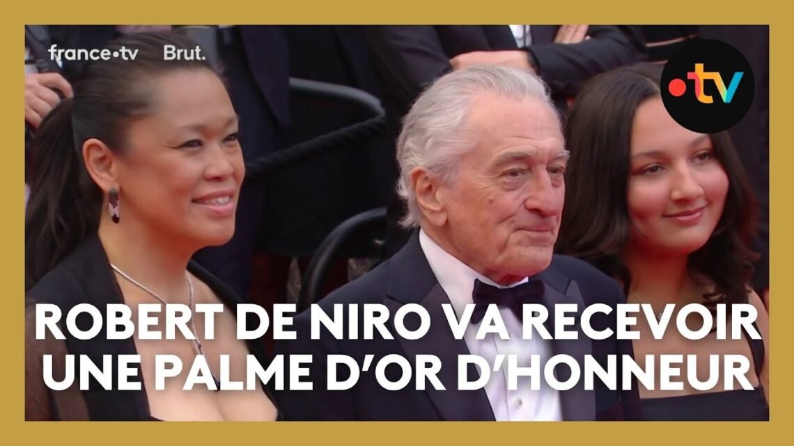 #Cannes2025 : Robert De Niro sur le tapis rouge avant de recevoir une Palme d’or d’honneur