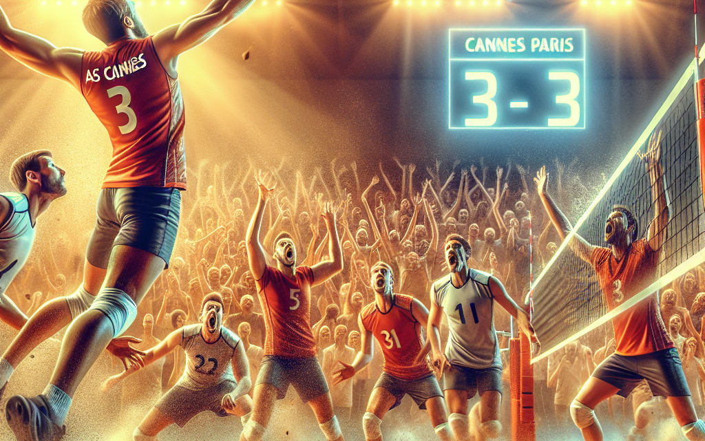 l’AS Cannes bat Paris après un tie-break irrespirable et s’offre un précieux bol d’air (3-2)