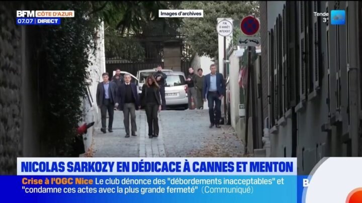 Alpes-Maritimes : Nicolas Sarkozy en dédicace à Cannes et Menton pour son nouveau livre