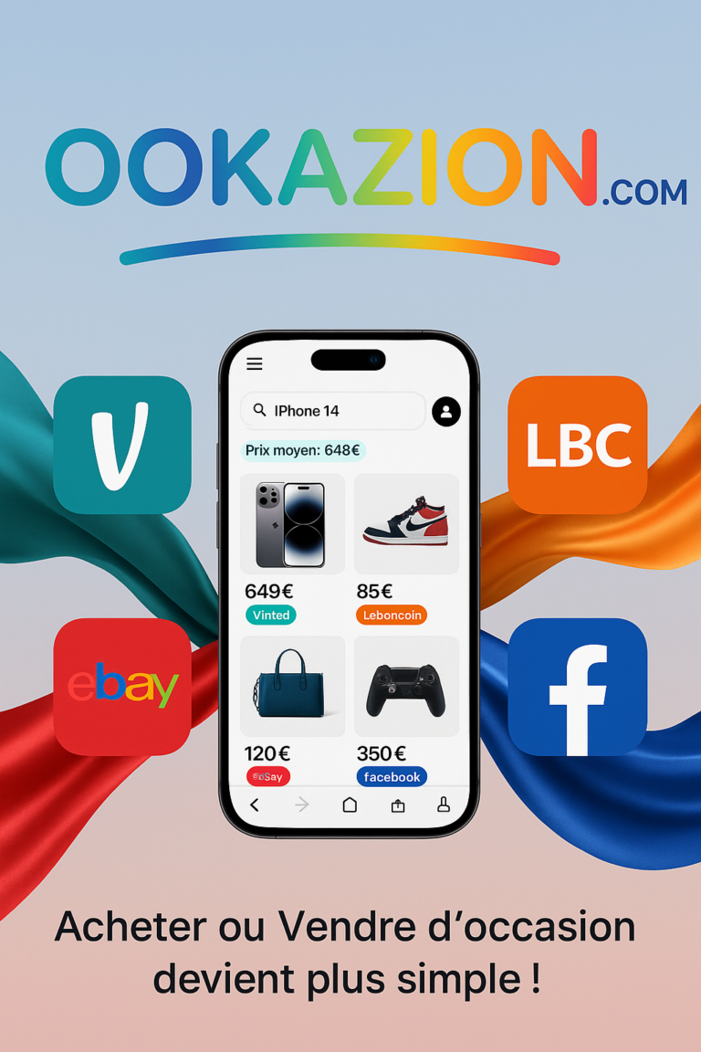 OOKAZION.com : comparateur d&rsquo;occasion gratuit multi-plateformes